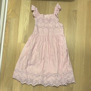 GAP Pink Ruffled Smocked Sundress